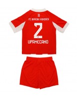 Bayern Munich Dayot Upamecano #2 Hjemmedraktsett Barn 2025-26 Korte ermer (+ bukser)